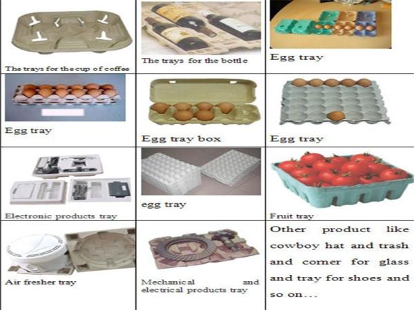 Máquina de molde de papel reciclada da bandeja do ovo, bandeja do ovo que forma a máquina