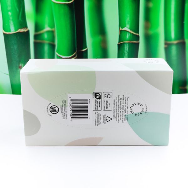 Wholesale High Quality 4 Ply Bamboo Soft Pocket Facial Tissues Natural Color Boxed Tissues
