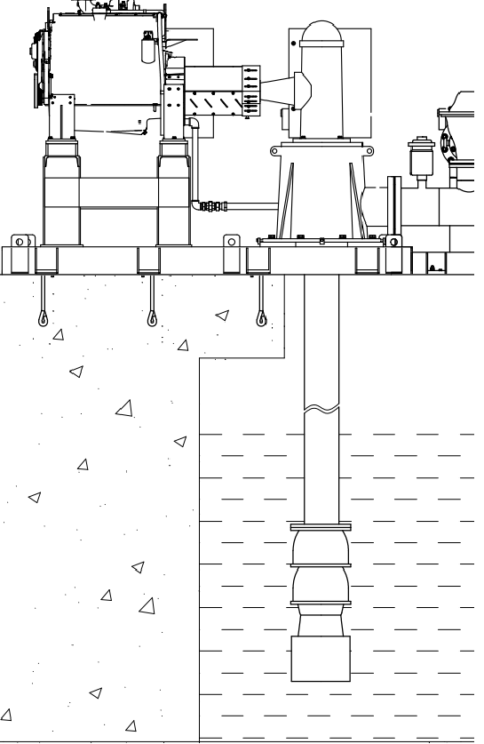NMFIRE 100~7500 GPM Вертикальный турбинный пожарный насос Пожарный насос воды