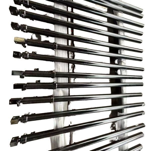 Telescopic Long Stroke Double Acting Hydraulic Cylinder With Hard Chrome Plated Steel