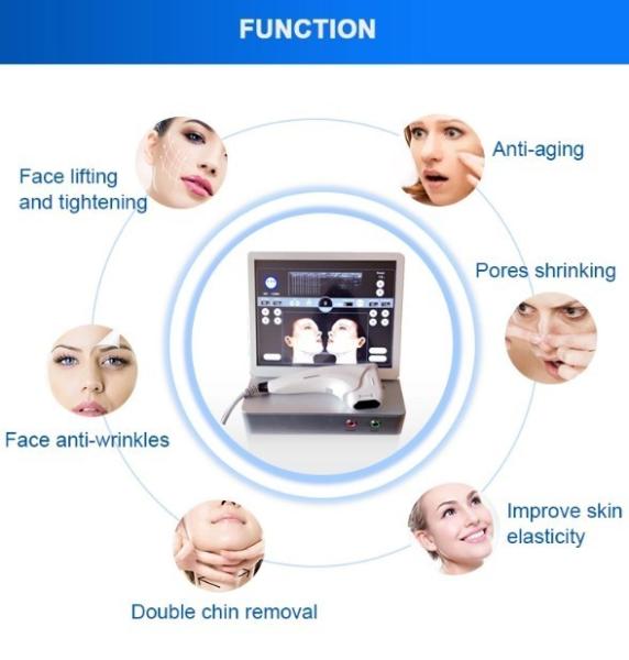 dispositivo facial da face lift 4d Hifu do cabo Pele Tightening da máquina Y de 3D HIFU