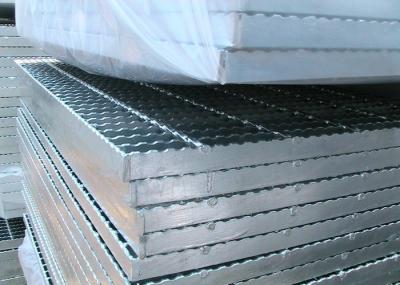 Fire Escape Galvanized Steel Stair Treads Free Packing 3 - 10mm Plate