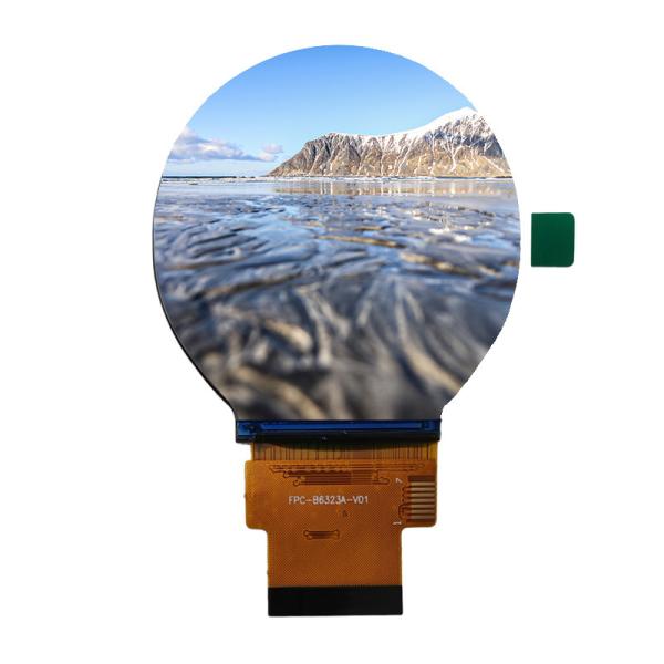 Industrial High Brightness LCD Screen 480×480 Resolution 2.1 Inch Round IPS LCD Display
