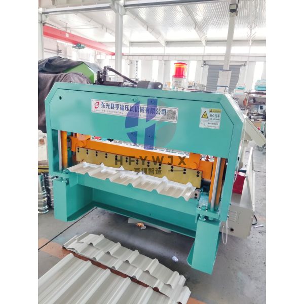 350H Steel Frame Trapezoidal Sheet Forming Machine 12-15M/Min 1000-Type