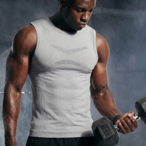 Custom 3D Bionic Knit Athletic Tank Top For Men
