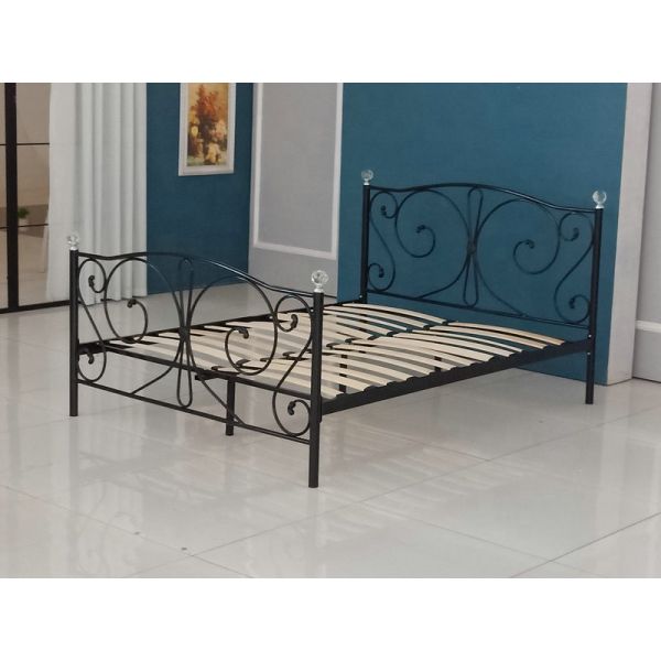 Queen Size Wooden Slat Bed Frame Metal Type Frame For Kids House