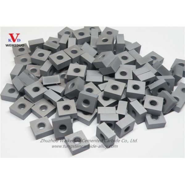 Various Grade Tungsten Carbide Inserts Stainless Steel / Aluminum Processing