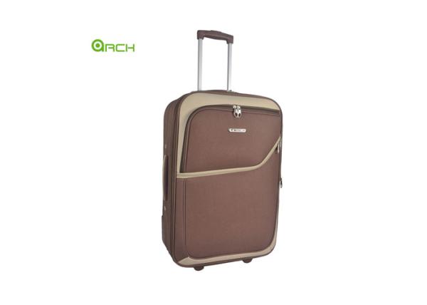 600D Polyester Travel Trolley Lightweight Luggage Bag with  Expander