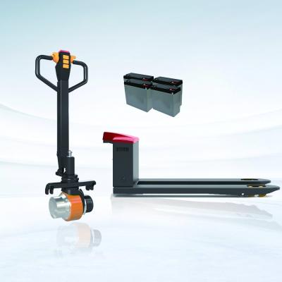 AMTHI E-forklift Pole Electric Pallet Truck 1 Ton 2 Ton with Fork Size 1150mm/1200mm