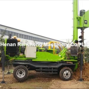 フル油圧RCQ-10W杭打機 - 10m深度、2200回転/分回転速度