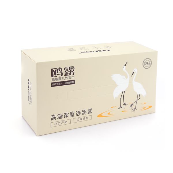 High Quality Skin Friendly Ultra Soft Bamboo Baby Facial Dry Face Tissue Paper Face Towel