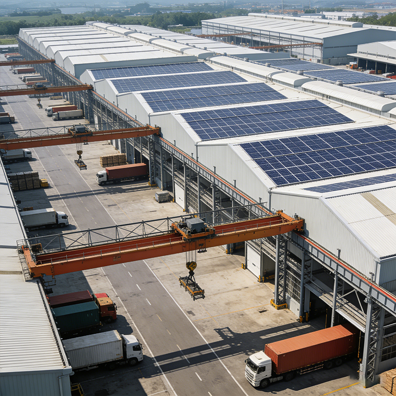 Customizable Dimensions High-Strength Steel Frame Warehouse with Corrosion Resistant Coating