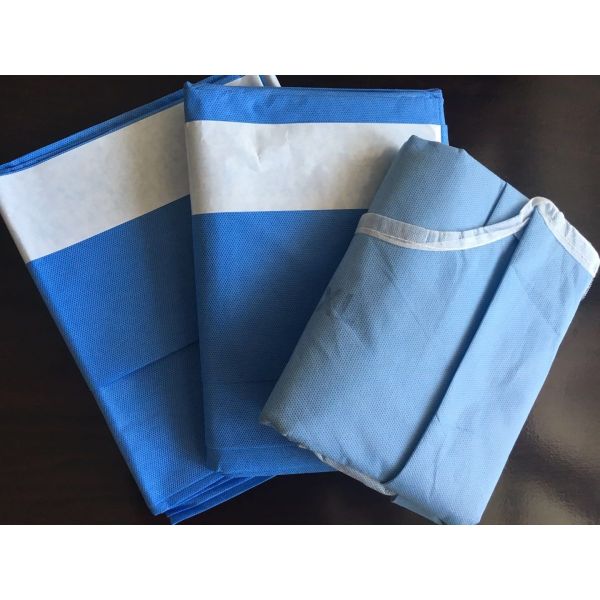 Disposable Spine drape/set/pack with velcro,collection puch and film for hospital surgery