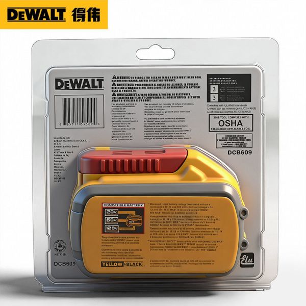 20V 60V Dewalt 9.0AH Battery DCB609 DCB546 Dewalt Lithium Ion Battery