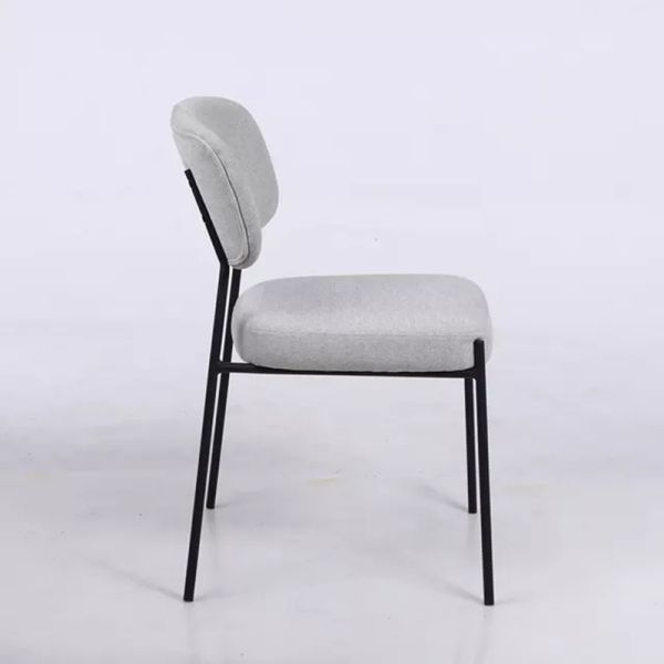 Customization Fashionable Modern Metal Dining Chairs ISO9001 Certification