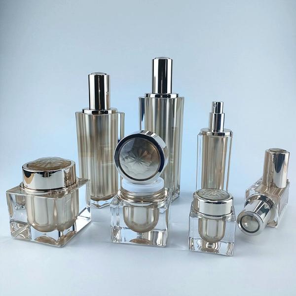 50ml 100ml 120ml Plastic Cosmetic Jars Acrylic Cream Container