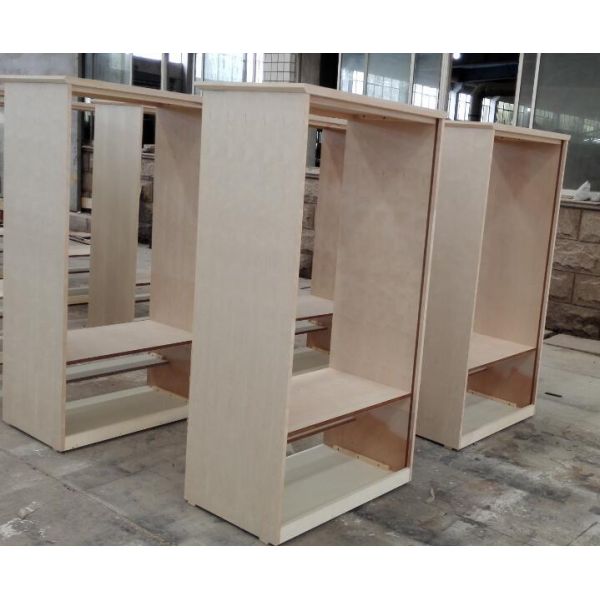 Side Mounted Stand Alone Closet , King / Queen Dark Brown Wardrobe For 5 Star Hotel