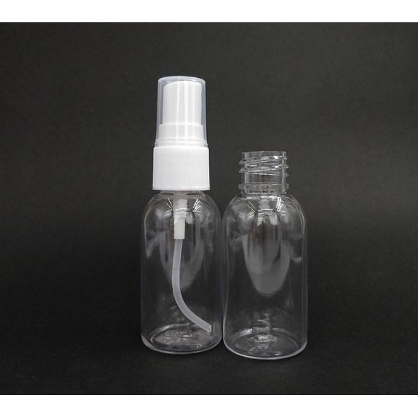 100ml Clear Refillable Durable Travel PET Plastic Spray Bottles