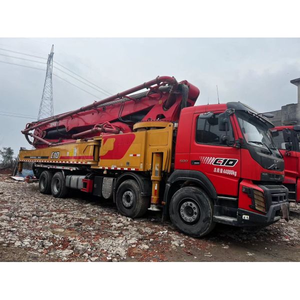 62м Использованный бетонный насос для тяжелого грузового и высокого давления