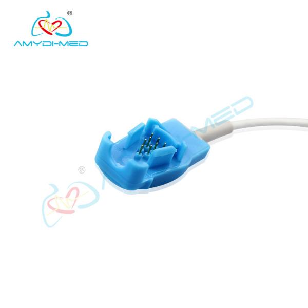 8 Pin Disposable Pulse Oximeter Finger Sensor Compatible Datex Pvc Cable