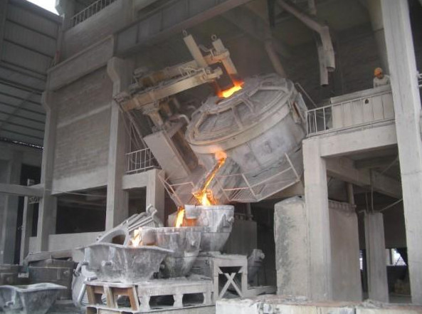 Дуговая электропечь сталеплавильного производства открытого полиса, печь выплавки стали 100 тонн