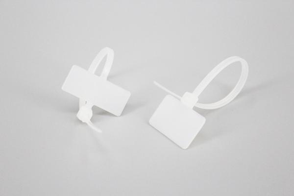 High quality 100mm-200mm self-locking nylon numbered cable ties straps and identification wire ties with label