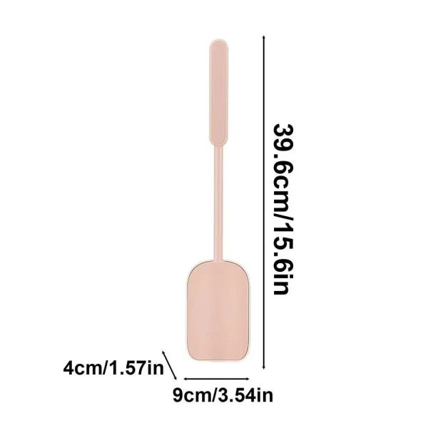 39.6cm Toilet Bowl Brush Silicone Wall Mounted Anti-Roll Anti-Drip Suitable for Travel Trailers and Campers RVers for RVers