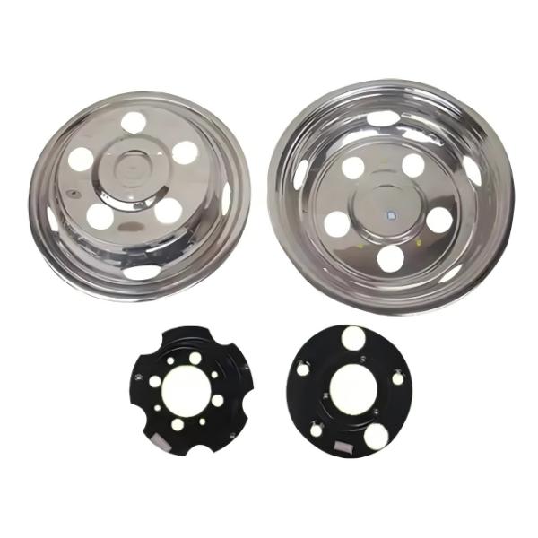 16 Inch Steel Chrome Finished Steering Wheel Cover For Car Truck Bus Custom Size