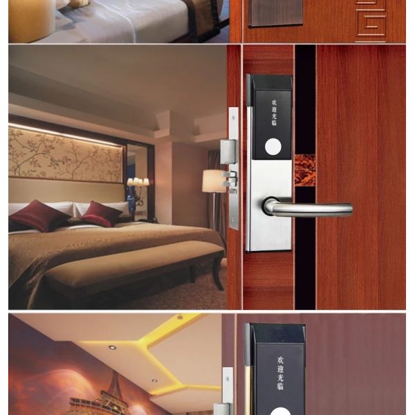 Cerradura elegante RFID del control de acceso de la tarjeta de la proximidad del hotel electrónico del sistema