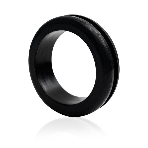 Black Silicone Rubber Grommet With Excellent Chemical Resistance