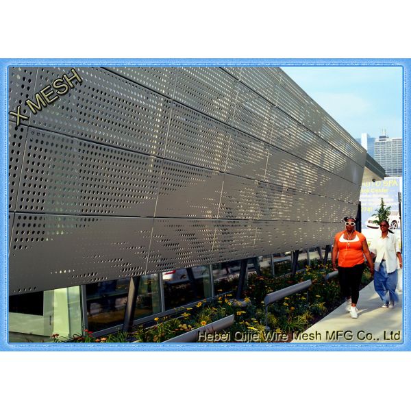 Powder Coated Stainless Steel Wire Mesh Screen Flooring Sheet UV Protection