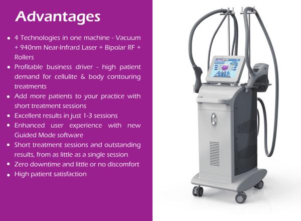 CE approval anti-aging body slimming beauty equipment rf vacuum roller massage machine