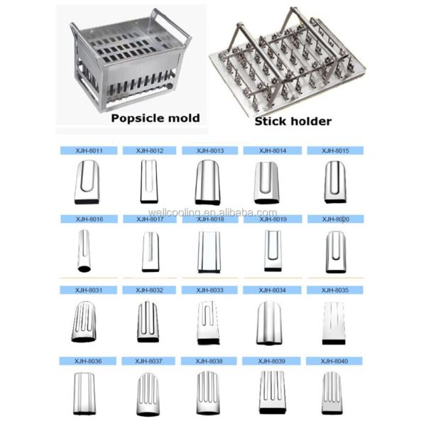 2.8kw Commercial Use 304 Stainless Steel Automatic Ice Cream Popsicle Machine