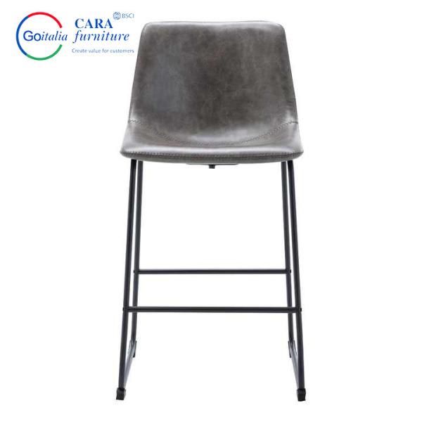 Home Furniture Kitchen Counter Swivel Bar Stool Leather Chairs For Living Room