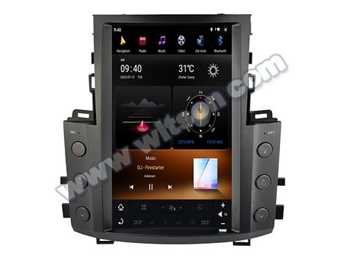 Écran Android Tesla Vertical 9.7 pour Lexus LX570 LX 570 2007-2015 Système multimédia de voiture Stéréo GPS Carplay Player