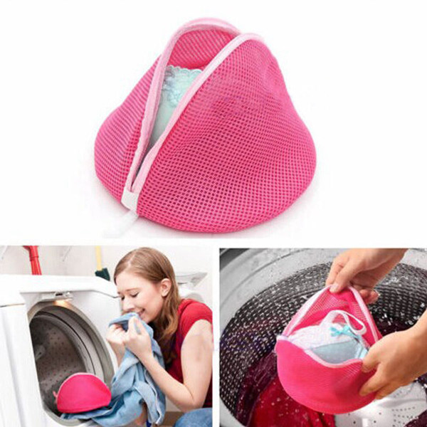 Sponge Mesh Womens Underwear Bra Laundry Bag , Hosiery Protect Aid Mesh Bags