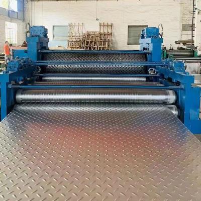 Deslizamento quadriculado de aço inoxidável galvanizado do aço SS400 5mm da folha ASTM A36 Q235b anti
