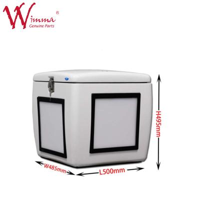 Bom desempenho Caixa de entrega de fibra de vidro de FRP de 85 L Caixa Jumbo Branca Com Luzes Led 500mm*485mm*495mm