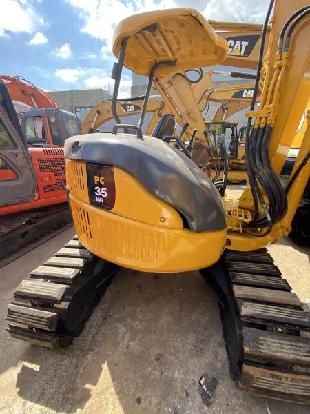 3915KG3 PC35MR-2 a utilisé l'excavatrice hydraulique de chenille de Komatsu 3 tonnes