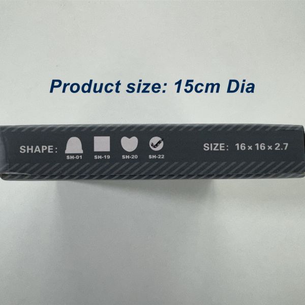 In Stock, Round 15cm Diameter Sublimation Rock Slate Custom Printing and Personalized Gifts, Glossy&Matte Finish Available