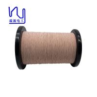 de seda de nylon de cobre feito sob encomenda do fio 0.08mmx10 de 2ustc F/H Litz servido