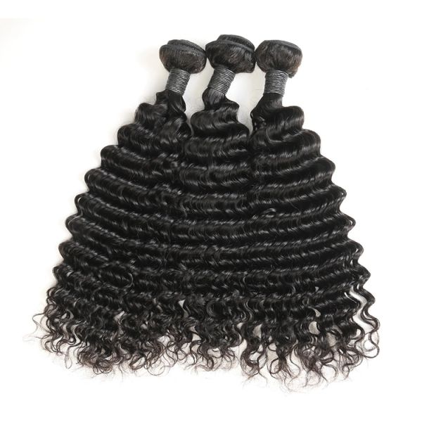 Unprocessed Peruvian Human Hair Weave Shiny Soft And Tangle - Free