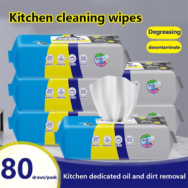 7.87x7.87 Inches Multi Surface Cleaner Wipes Home Kitchen Antibacterial Wipes OEM