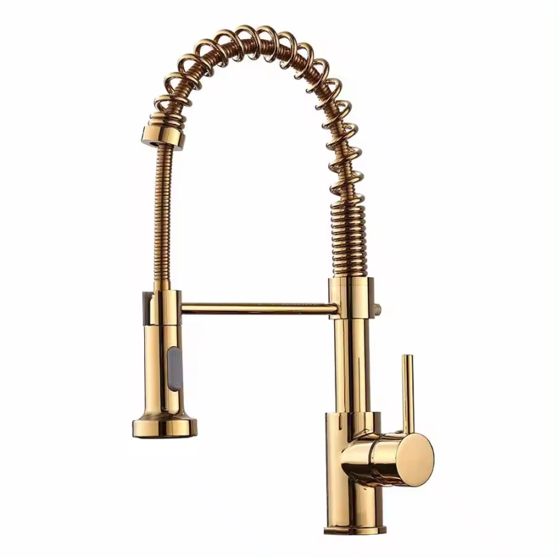 Modern Kitchen Designs Customized Color Brass Basin Pull Down Black Kitchen Faucets