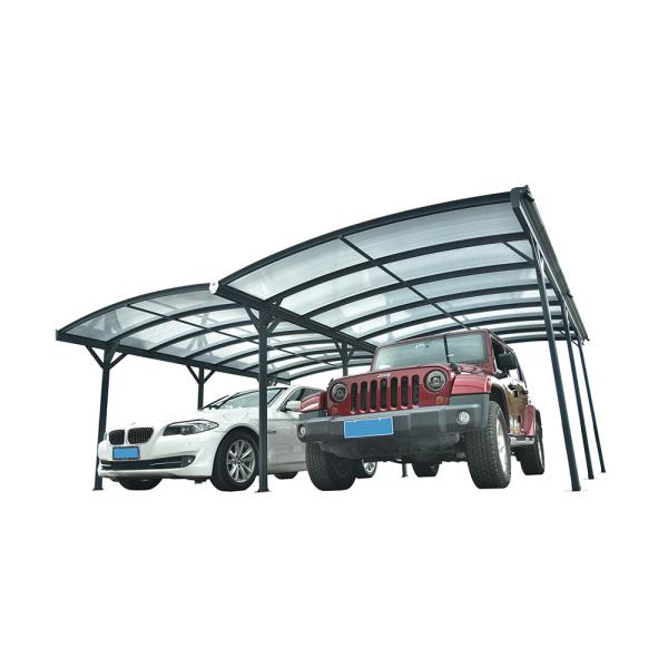6mm 8mm Aluminum Frame Carport Powder Coated Aluminium Pergola With Roof