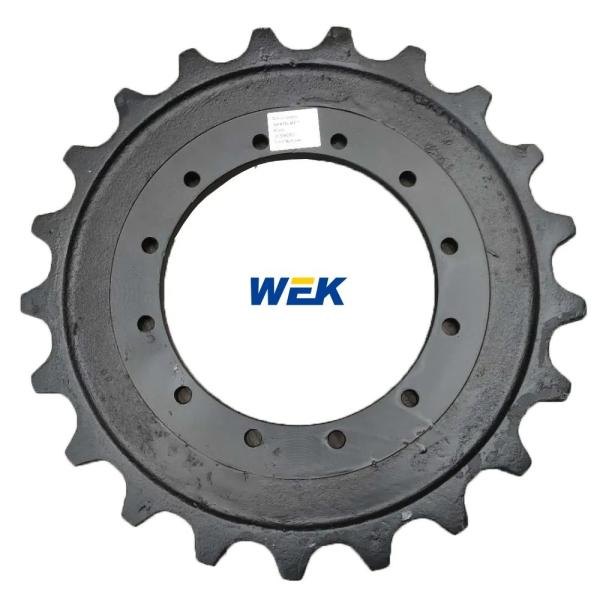 Pièces détachées pour le train de roulement Komatsu Sprocket Pc200 Mini Excavator Sprocket PC200-6