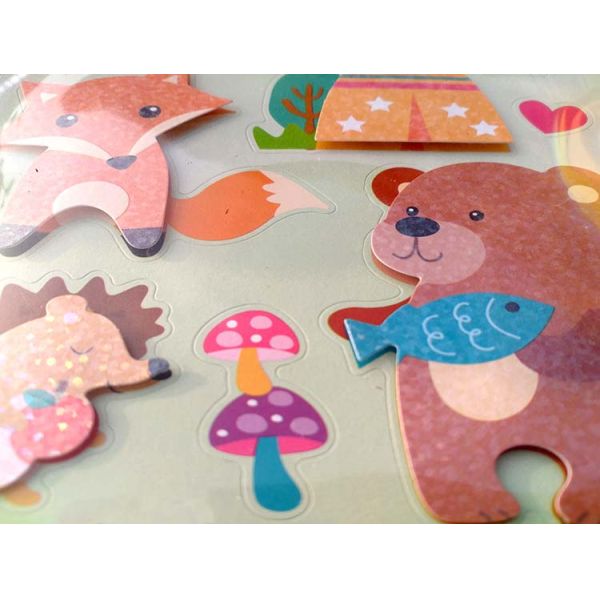 Traceless Metal Decal Stickers PET Bottom Material Laser Cut Stickers