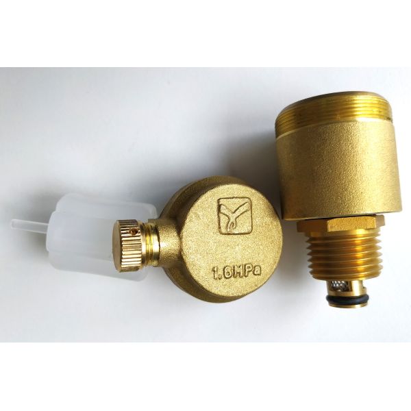 Brass Air Vent Valve For Solar Collector Automatic Air Pressure Relief Valve Air Release Valve