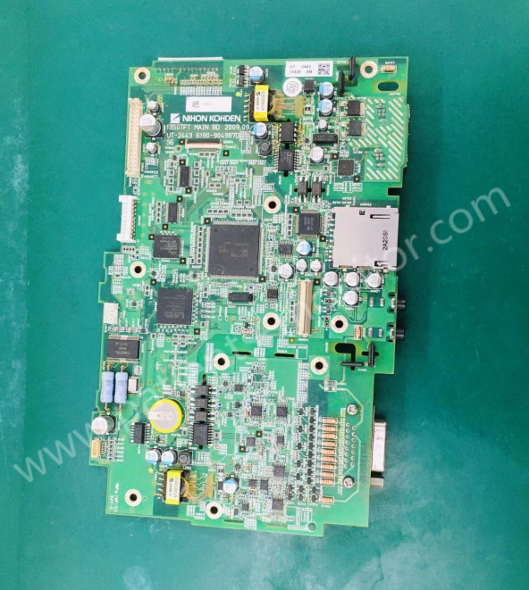 Nihon Kohden ECG-1350K máquina de ECG placa-mãe UT-2443 Em boas condições de trabalho