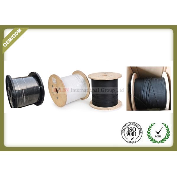 Outdoor Fiber Optic Cable FTTH Drop Cable 5.0*2.0mm G657A FRP strength member LSZH jacket